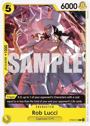 Rob Lucci (ST29-013) [Starter Deck 29: Egghead] One Piece Single Bandai