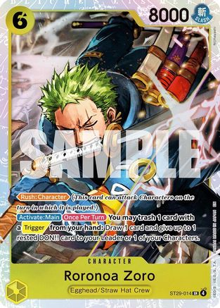 Roronoa Zoro (ST29-014) [Starter Deck 29: Egghead] Foil One Piece Single Bandai