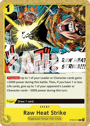Raw Heat Strike (ST29-015) [Starter Deck 29: Egghead] One Piece Single Bandai