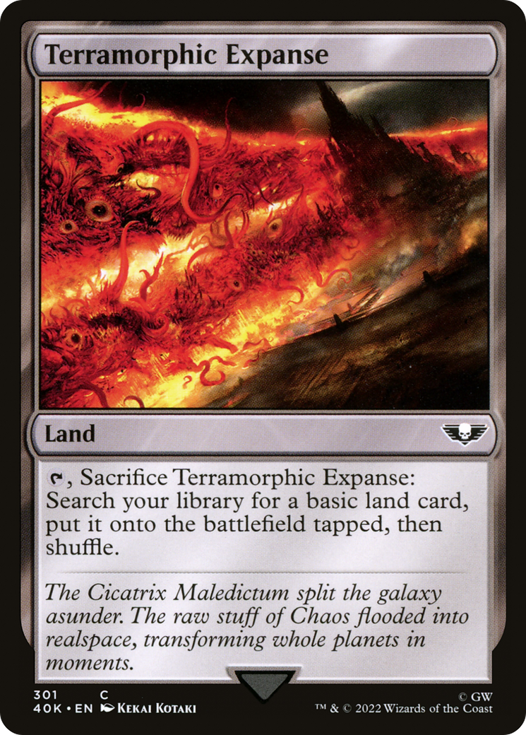 Terramorphic Expanse (40K-301) [Warhammer 40,000 Commander] MTG Single Wizards of the Coast