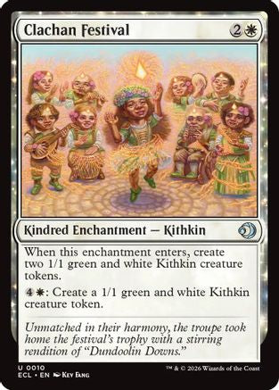 Clachan Festival (ECL-010) [Lorwyn Eclipsed] Foil MTG Single Wizards of the Coast