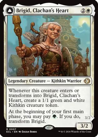 Brigid, Clachan's Heart (ECL-007) [Lorwyn Eclipsed] Foil MTG Single Wizards of the Coast