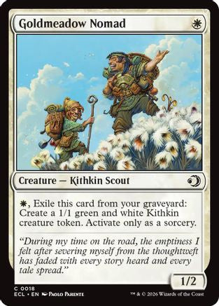 Goldmeadow Nomad (ECL-018) [Lorwyn Eclipsed] MTG Single Lorwyn Eclipsed