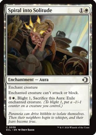 Spiral into Solitude (ECL-036) [Lorwyn Eclipsed] MTG Single Lorwyn Eclipsed