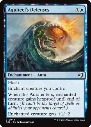Aquitect's Defenses (ECL-044) [Lorwyn Eclipsed] MTG Single Wizards of the Coast