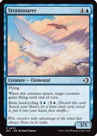 Stratosoarer (ECL-072) [Lorwyn Eclipsed] MTG Single Lorwyn Eclipsed
