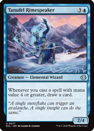Tanufel Rimespeaker (ECL-077) [Lorwyn Eclipsed] MTG Single Lorwyn Eclipsed