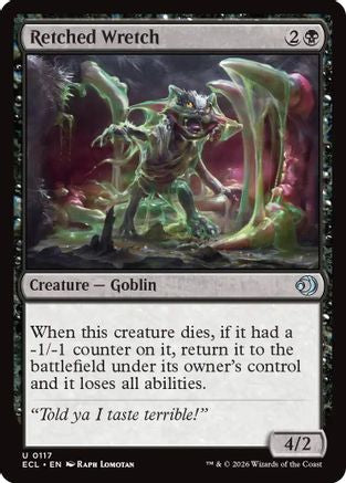 Retched Wretch (ECL-117) [Lorwyn Eclipsed] MTG Single Lorwyn Eclipsed