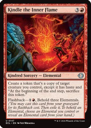 Kindle the Inner Flame (ECL-147) [Lorwyn Eclipsed] Foil MTG Single Lorwyn Eclipsed