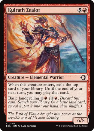 Kulrath Zealot (ECL-148) [Lorwyn Eclipsed] MTG Single Lorwyn Eclipsed