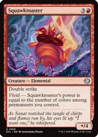 Squawkroaster (ECL-160) [Lorwyn Eclipsed] MTG Single Lorwyn Eclipsed