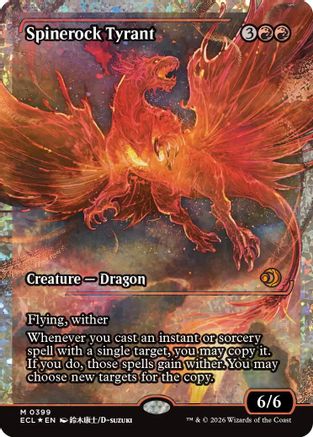 Spinerock Tyrant (0399) (Showcase) (Fracture Foil) (ECL-399) [Lorwyn Eclipsed] Foil MTG Single Lorwyn Eclipsed