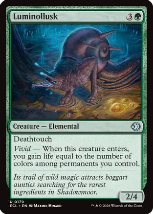 Luminollusk (ECL-179) [Lorwyn Eclipsed] Foil MTG Single Lorwyn Eclipsed