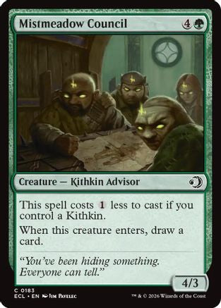 Mistmeadow Council (ECL-183) [Lorwyn Eclipsed] MTG Single Lorwyn Eclipsed