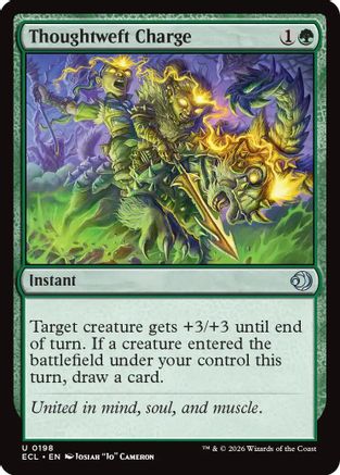 Thoughtweft Charge (ECL-198) [Lorwyn Eclipsed] MTG Single Lorwyn Eclipsed