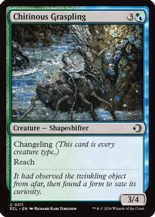 Chitinous Graspling (ECL-211) [Lorwyn Eclipsed] Foil MTG Single Wizards of the Coast