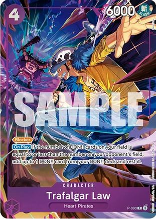 Trafalgar Law (Illustration Box Vol.6) (P-093) [One Piece Promotion Cards] Foil One Piece Single Bandai
