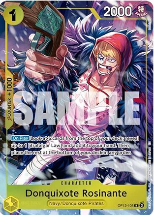 Donquixote Rosinante (Illustration Box Vol.6) (OP12-108) [One Piece Promotion Cards] Foil One Piece Single Bandai