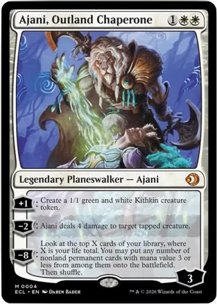 Ajani, Outland Chaperone (ECL-004) [Lorwyn Eclipsed] MTG Single Wizards of the Coast