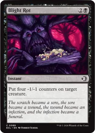 Blight Rot (ECL-089) [Lorwyn Eclipsed] MTG Single Wizards of the Coast