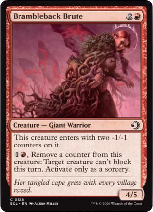 Brambleback Brute (ECL-128) [Lorwyn Eclipsed] Foil MTG Single Wizards of the Coast