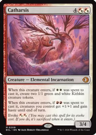 Catharsis (ECL-209) [Lorwyn Eclipsed] Foil MTG Single Wizards of the Coast