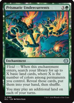 Prismatic Undercurrents (ECL-189) [Lorwyn Eclipsed] Foil MTG Single Lorwyn Eclipsed