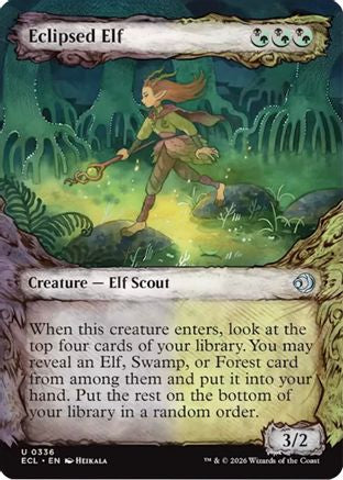 Eclipsed Elf (ECL-336) [Lorwyn Eclipsed] Foil MTG Single Wizards of the Coast