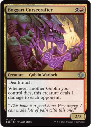 Boggart Cursecrafter (ECL-206) [Lorwyn Eclipsed] Foil MTG Single Wizards of the Coast