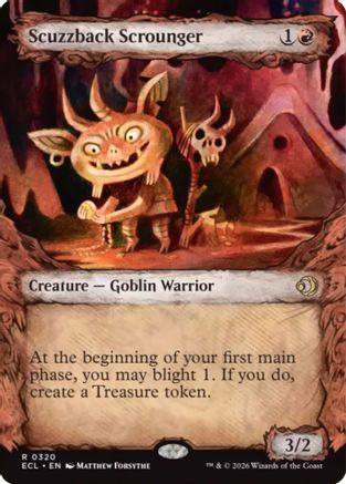 Scuzzback Scrounger (Showcase) (ECL-320) [Lorwyn Eclipsed] MTG Single Lorwyn Eclipsed