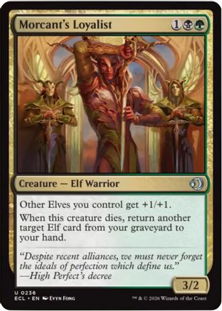 Morcant's Loyalist (ECL-236) [Lorwyn Eclipsed] MTG Single Lorwyn Eclipsed