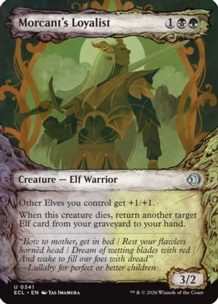Morcant's Loyalist (Showcase) (ECL-341) [Lorwyn Eclipsed] Foil MTG Single Lorwyn Eclipsed