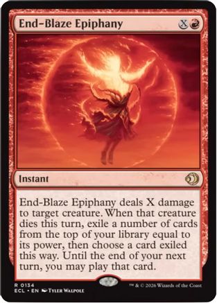 End-Blaze Epiphany (ECL-134) [Lorwyn Eclipsed] MTG Single Wizards of the Coast