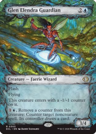Glen Elendra Guardian (Showcase) (ECL-305) [Lorwyn Eclipsed] MTG Single Lorwyn Eclipsed