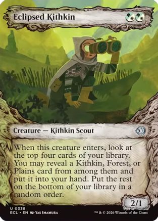 Eclipsed Kithkin (ECL-338) [Lorwyn Eclipsed] Foil MTG Single Wizards of the Coast