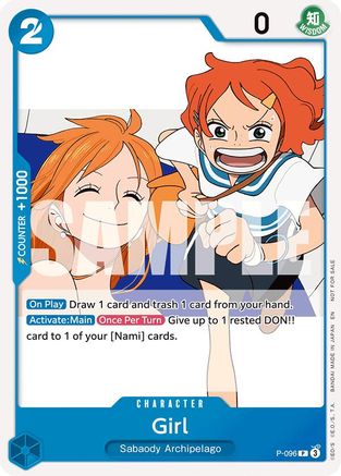 Girl (OP14 Release Event) (P-096) [One Piece Promotion Cards] One Piece Single Bandai