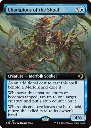 Champions of the Shoal (ECL-356) [Lorwyn Eclipsed] MTG Single Wizards of the Coast