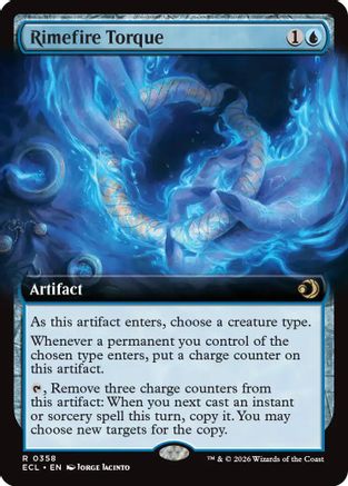 Rimefire Torque (Extended Art) (ECL-358) [Lorwyn Eclipsed] MTG Single Lorwyn Eclipsed