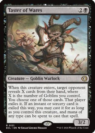 Taster of Wares (ECL-121) [Lorwyn Eclipsed] Foil MTG Single Lorwyn Eclipsed