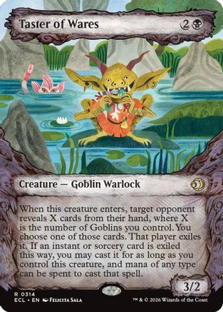 Taster of Wares (Showcase) (ECL-314) [Lorwyn Eclipsed] Foil MTG Single Lorwyn Eclipsed