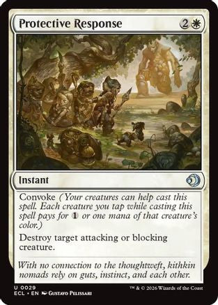 Protective Response (ECL-029) [Lorwyn Eclipsed] Foil MTG Single Lorwyn Eclipsed