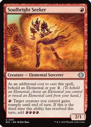 Soulbright Seeker (ECL-157) [Lorwyn Eclipsed] MTG Single Lorwyn Eclipsed