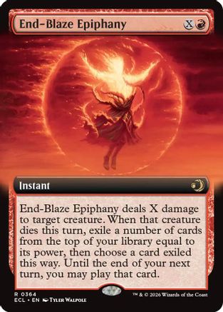 End-Blaze Epiphany (ECL-364) [Lorwyn Eclipsed] MTG Single Wizards of the Coast