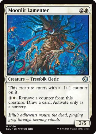 Moonlit Lamenter (ECL-026) [Lorwyn Eclipsed] Foil MTG Single Lorwyn Eclipsed