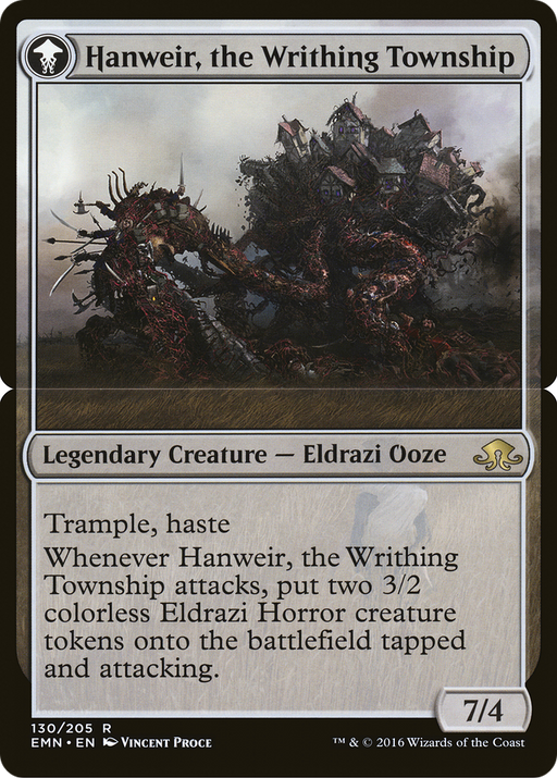 Hanweir, the Writhing Township (EMN-130B) [Eldritch Moon] MTG Single Wizards of the Coast