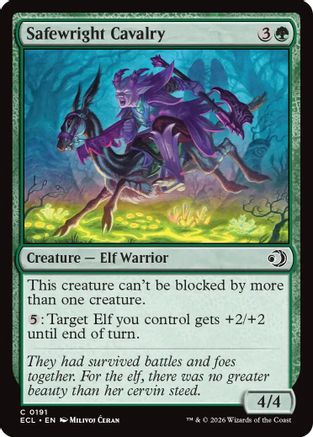 Safewright Cavalry (ECL-191) [Lorwyn Eclipsed] MTG Single Lorwyn Eclipsed