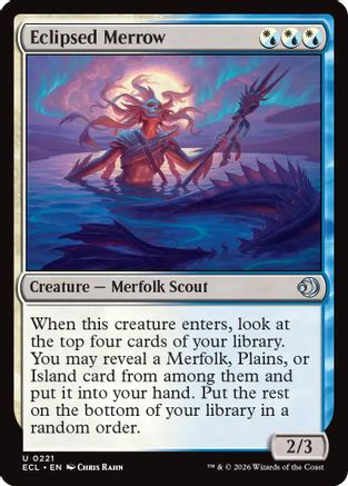 Eclipsed Merrow (ECL-221) [Lorwyn Eclipsed] Foil MTG Single Wizards of the Coast