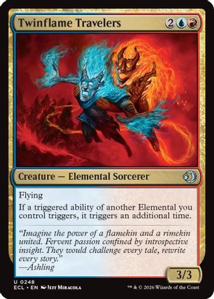 Twinflame Travelers (ECL-248) [Lorwyn Eclipsed] MTG Single Lorwyn Eclipsed