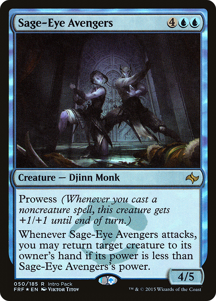 Sage-Eye Avengers (UMP-050) [Fate Reforged Promos] Foil MTG Single Wizards of the Coast