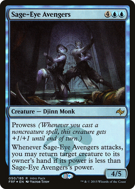 Sage-Eye Avengers (UMP-050) [Fate Reforged Promos] Foil MTG Single Wizards of the Coast